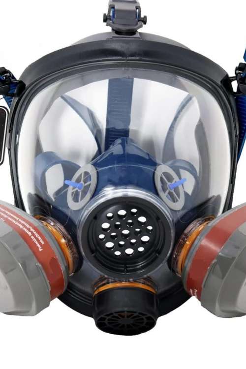 Silicone Professional Survival Anti-Dust Full Face Respirator With Bayonet Organic Vapor (Certification - En 136: 1998) Silicone Professional Survival Anti-Dust Full Face Respirator With Bayonet Organic Vapor (Certification - En 136: 1998)