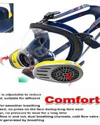 Silicone Professional Survival Anti-Dust Full Face Respirator With Bayonet Organic Vapor (Certification - En 136: 1998)