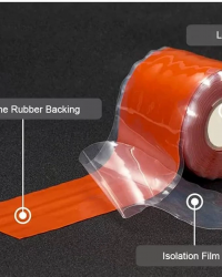 HIGH TEMPERATURE SELF FUSING SILICONE MULTI COLOR BUSBAR INSULATION WRAP TAPE