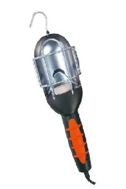 K1031 Rubber handle E27 lamp holder 60W Portable Metal Inspection LED Work light