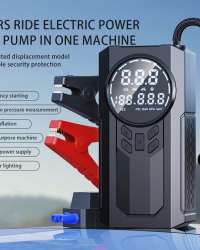 8000mAh Portable Emergency Jump Starter with Tire Inflators 150PSI Car Jump Starter Power Bank Battery Jump Starter