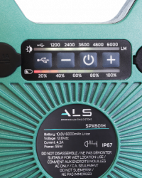 SPX601H - 6000lm heavy duty rechargeable & corded LED spot light SPX601H - 6000lm heavy duty rechargeable & corded LED spot light