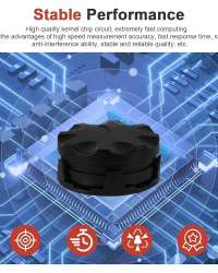 Speed Limit Alarm for Forklift with Remote Overspeed Alarm Siren Horn 120db Forklift Speed Limiter Warning Light Waterproof IP67 Fork Truck Safety System DC12~48V