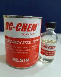 DC-CHEM Strong-Back Steel Putty for repairing cracks,holes,crevices,defects in steel and other metals