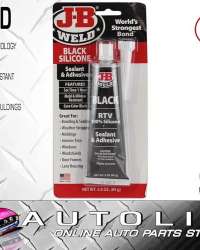 J-B Weld 31319 Black RTV Silicone Sealant and Adhesive - 3 oz.