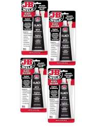 J-B Weld 31319 Black RTV Silicone Sealant and Adhesive - 3 oz.