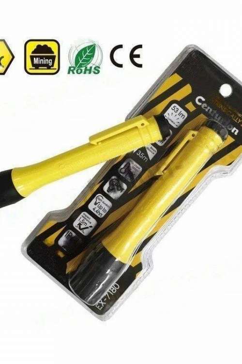 Intrinsically Safe Flashlight is ATEX certified for safe use in zones 0, 1, 2, and zones 20, 21, 22