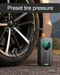 Top Sale 150PSI Wireless Car Tire Air Compressor Pump Portable Digital LED Display Emergency Booster Jump Starter Tire Inflator
