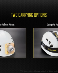 Nitecore EH1 Explosion-Proof LED Headlamp Magnetic USB Rechargeable Headlamp (260 Lumens, 2x18650)