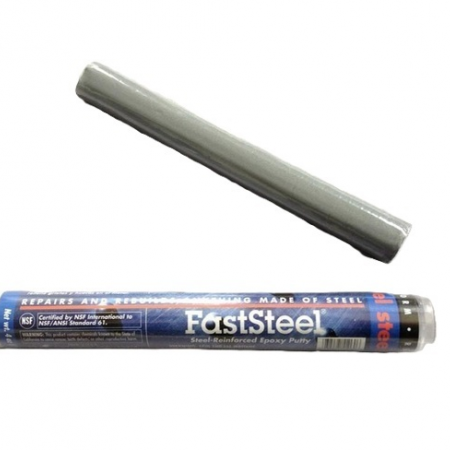 Faststeel Epoxy Putty - Steel-reinforced, 3-minute Work-life, Dark Gray Color | Temperature Resistant, Easy-to-use, Moldable For Repairs And Leaks Faststeel Epoxy Putty - Steel-reinforced, 3-minute Work-life, Dark Gray Color | Temperature Resistant, Easy-to-use, Moldable For Repairs And Leaks