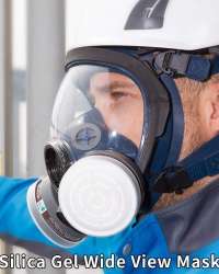 Full Face Respirator, Anti-dust Face Cover，Breathing Respirators for Painting Spray Welding Industrial Accessories