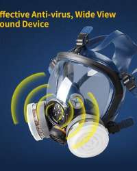 Full Face Respirator, Anti-dust Face Cover，Breathing Respirators for Painting Spray Welding Industrial Accessories