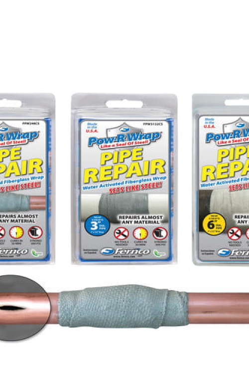 Water Activated Fiberglass Wrap-Pow-R Wrap Pipe Repair Tape, 2" x 48", Water Resistant, Fiberglass, Strip Water Activated Fiberglass Wrap-Pow-R Wrap Pipe Repair Tape, 2" x 48", Water Resistant, Fiberglass, Strip