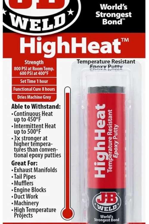 J-B Weld 8297 High Heat Epoxy Putty Stick J-B Weld 8297 High Heat Epoxy Putty Stick