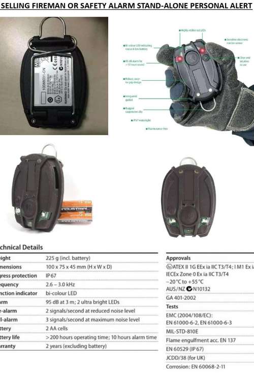 HOT SELLING FIREMAN OR SAFETY ALARM STAND-ALONE PERSONAL ALERT HOT SELLING FIREMAN OR SAFETY ALARM STAND-ALONE PERSONAL ALERT