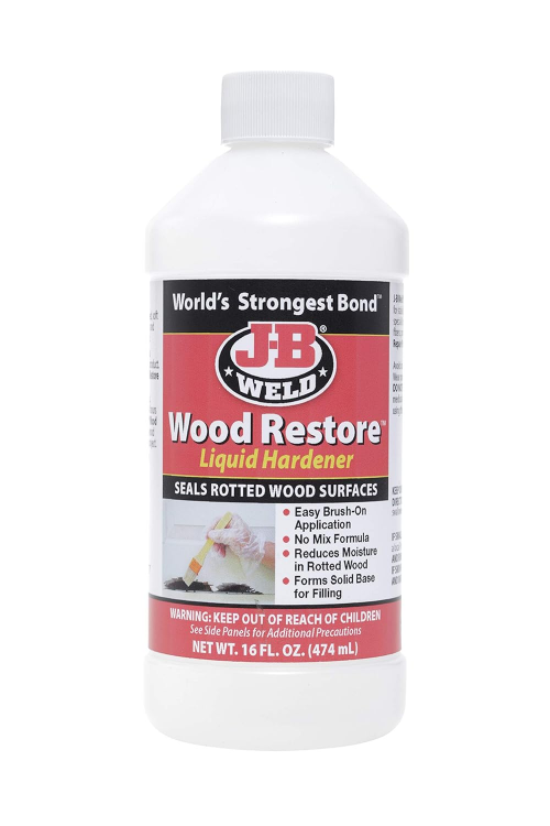 J-B Weld 40001 Wood Restore Liquid Hardener - 1 Pint J-B Weld 40001 Wood Restore Liquid Hardener - 1 Pint