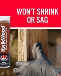 J-B Weld 8257 KwikWood Wood Repair Epoxy Putty - 1 oz