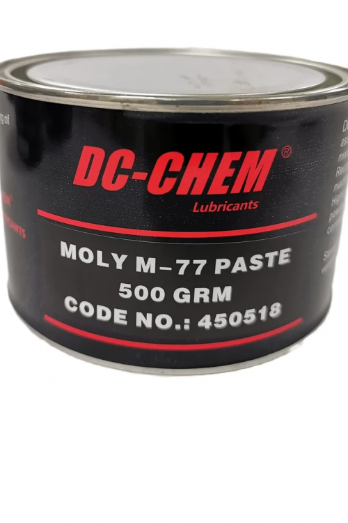 DC-CHEM MOLY M-77 PASTE low friction assembly aid containing a synergistic mixture of solid lubricants Highly refined molybdenum Delphinus powder, helps to protect wear and corrosion DC-CHEM MOLY M-77 PASTE low friction assembly aid containing a synergistic mixture of solid lubricants Highly refined molybdenum Delphinus powder, helps to protect wear and corrosion