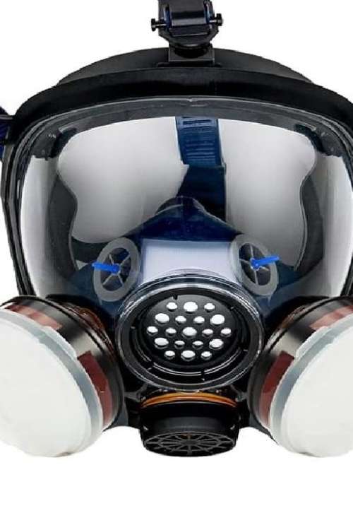 PPEPLUS Silicone Professional Survival Anti-Dust Full Face Respirator With Rotary Organic Vapor (Certification - En 136: 1998) PPEPLUS Silicone Professional Survival Anti-Dust Full Face Respirator With Rotary Organic Vapor (Certification - En 136: 1998)