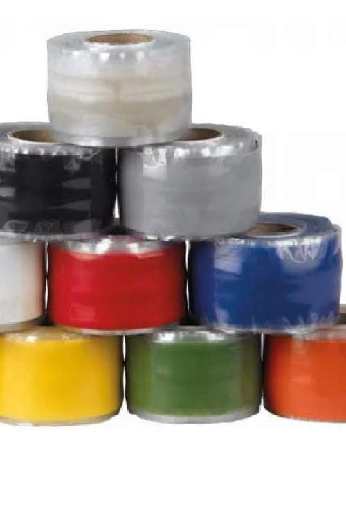 HIGH TEMPERATURE SELF FUSING SILICONE MULTI COLOR BUSBAR INSULATION WRAP TAPE 100mm X 0.5mm X 36 feet (RED)