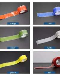 HIGH TEMPERATURE SELF FUSING SILICONE MULTI COLOR BUSBAR INSULATION WRAP TAPE 100mm X 0.5mm X 36 feet (RED)