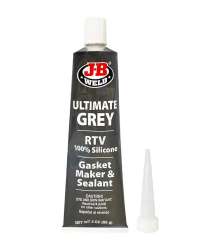 J-B Weld 32327 Ultimate Grey RTV Silicone Gasket Maker and Sealant - 3 oz.