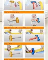 Anti Slip Luminous Tape Adhesive Warning Tape Glow in Dark Safety Safety Track Tape Skid Tape Prevents Risk of Slippage