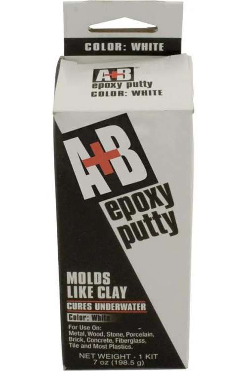 A+B Epoxy Putty, 7oz, White