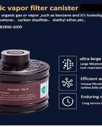 PPEPLUS Silicone Professional Survival Anti-Dust Full Face Respirator With 40mm Organic Vapor