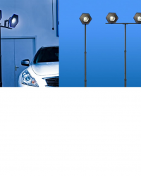 Compact Size Light Weight IP65 Rated WL4020 High Lumens of 4300lm Flood & Area Light,Waterproof,Dust Proof,180° Magnetic Adjustable Handle, Including Battery with Charging